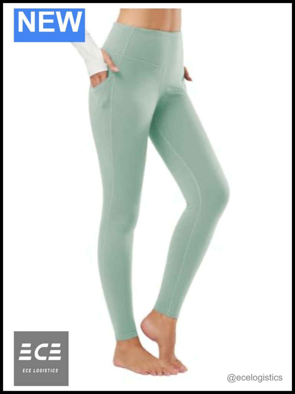 Fleece Lined Thermal Leggings Warm Tights High Waist Yoga Pants